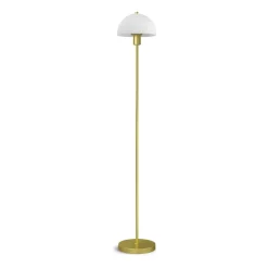 Vienda floor lamp, Bronze-Opal Glass