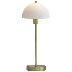 Vienda table lamp, brass-white