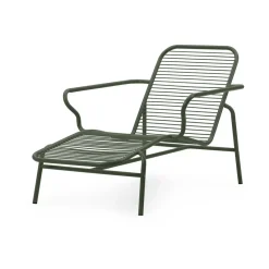 Vig Chaise Lounge sunbed, Green