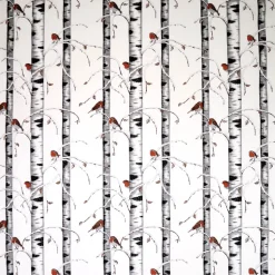 Vinterdungen fabric, white