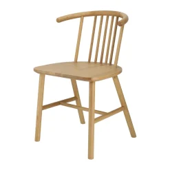 VIOR dining chair, Lacquered oak