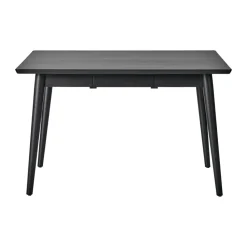 VIOR dining table 90x120 cm, Black lacquered oak