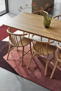 VIOR dining table 90x200 cm, Lacquered oak