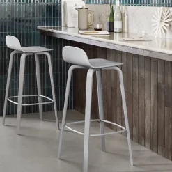 Visu barstool 65 cm, Grey-grey
