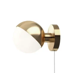 VL Studio wall lamp, Brass