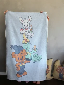 Vänner baby blanket 72x105 cm, Blue