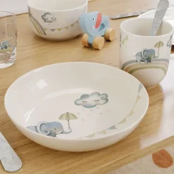 Walk like an Elephant deep plate Ø19 cm, Multi