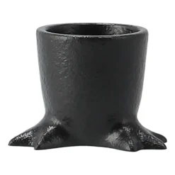 Walking Egg egg cup, Black