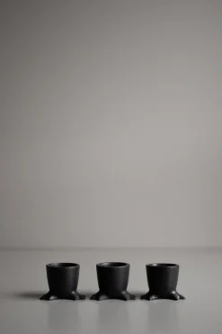 Walking Egg egg cup, Black