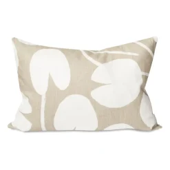 Water lilies pillowcase 48x68 cm, Sand-white