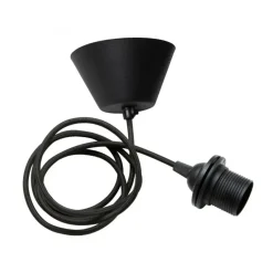 Watt & Veke ceiling suspension textile, black