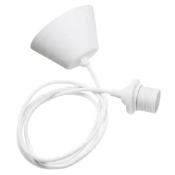 Watt & Veke ceiling suspension textile, white