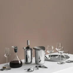 Wine ice bucket with tongs, 21 cm