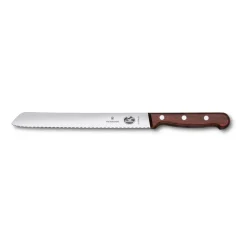 Wood knife set bread knife & knife, Stainless steel-maple
