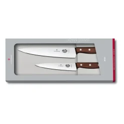 Wood knife set chefs knives, Stainless steel-maple