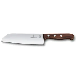 Wood santokuknife 17 cm, Stainless steel-maple