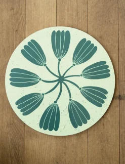 Wreath coaster Ø21 cm, Green