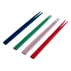 Yaki chopsticks 4 pack, Blue-green-purple-red