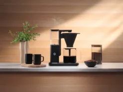 Zense CM10AB-M125 alux coffee maker, Black