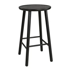 ZigZag bar stool 78 cm, Black stained