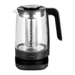 Zwilling electric kettle and tea strainer 1.7 L, Black