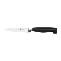 Zwilling Four Star paring knife 10 cm, Black-stainless steel