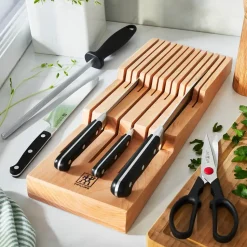 Zwilling knife storage 41x15.5x4.8 cm, Beechwood
