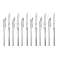 Zwilling Melbourne BBQ cutlery 12 pcs, matt stainless steel