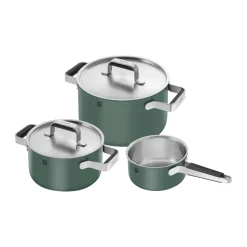 Zwilling Pure saucepan set 5 pieces, Green