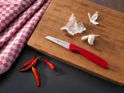 Zwilling Twin grip vegetable knife 7 cm, Red-stainless steel